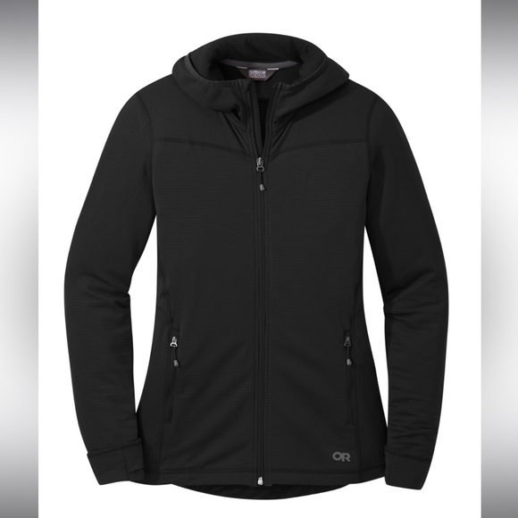 Outdoor Research Vigor Full Zip Hoodie in Black - Picture 1 of 4